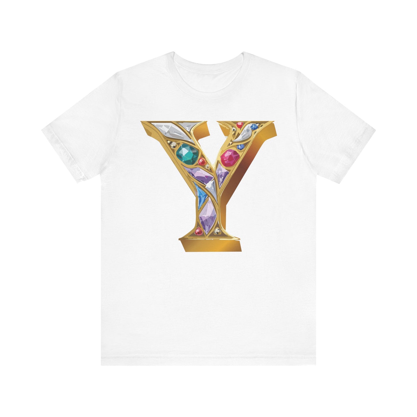 Letter Shirt, Shirt with Letters, Tee Shirt with Gold Letter, Shirt with Antique Letters