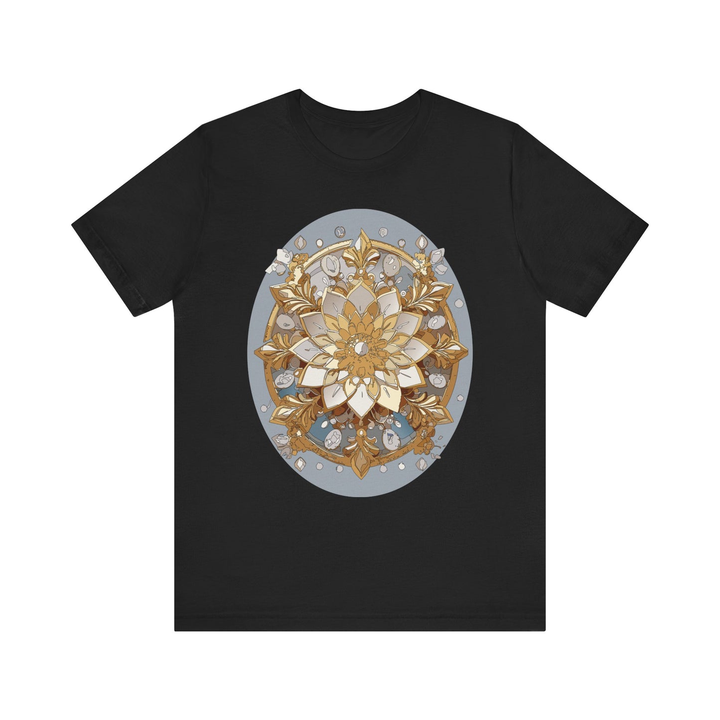 Floral Shirt, Flower Shirt, Tee Shirt with Antique Flower