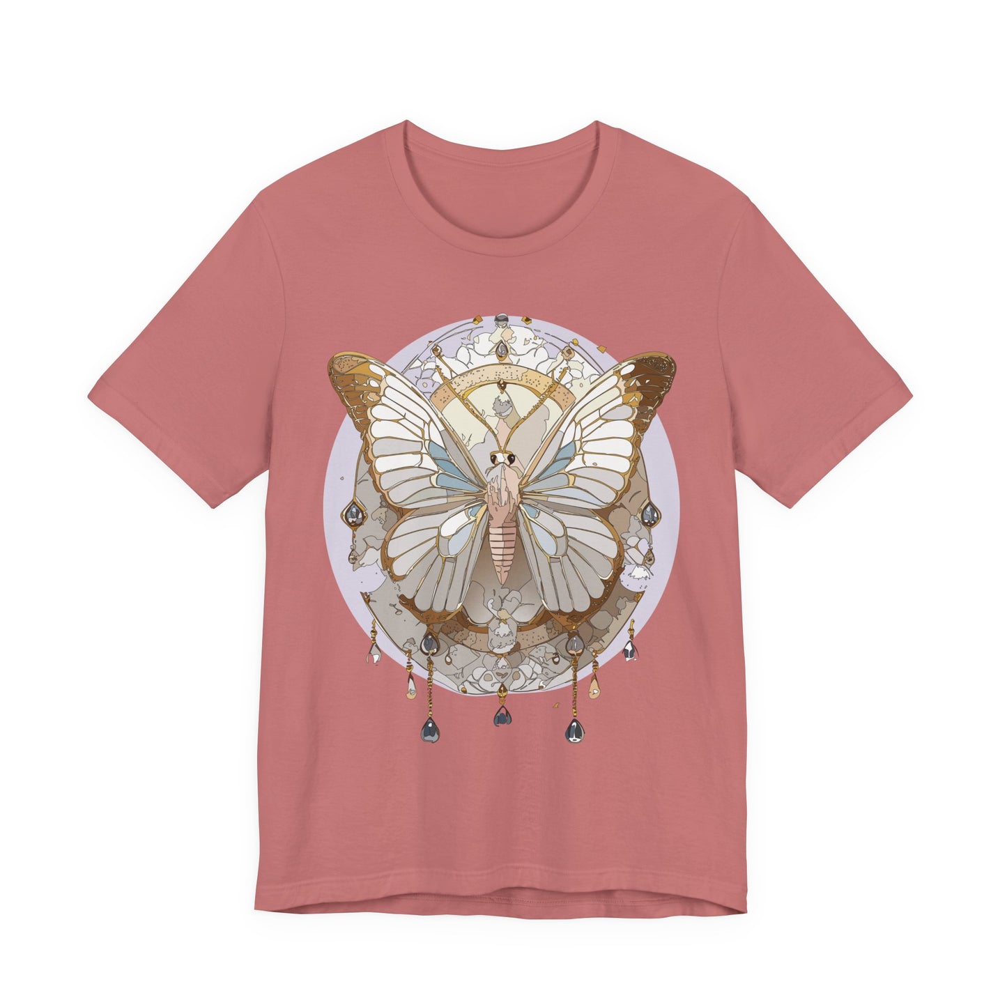 Butterfly Shirt, Shirt with Butterfly, Tee Shirt with Antique Butterfly