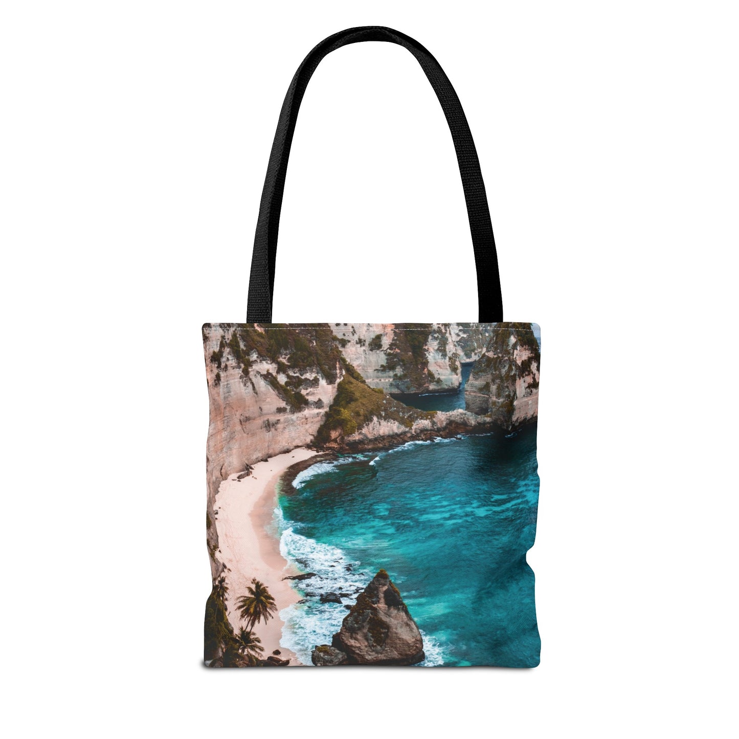 Canvas Bag with Beach Prints