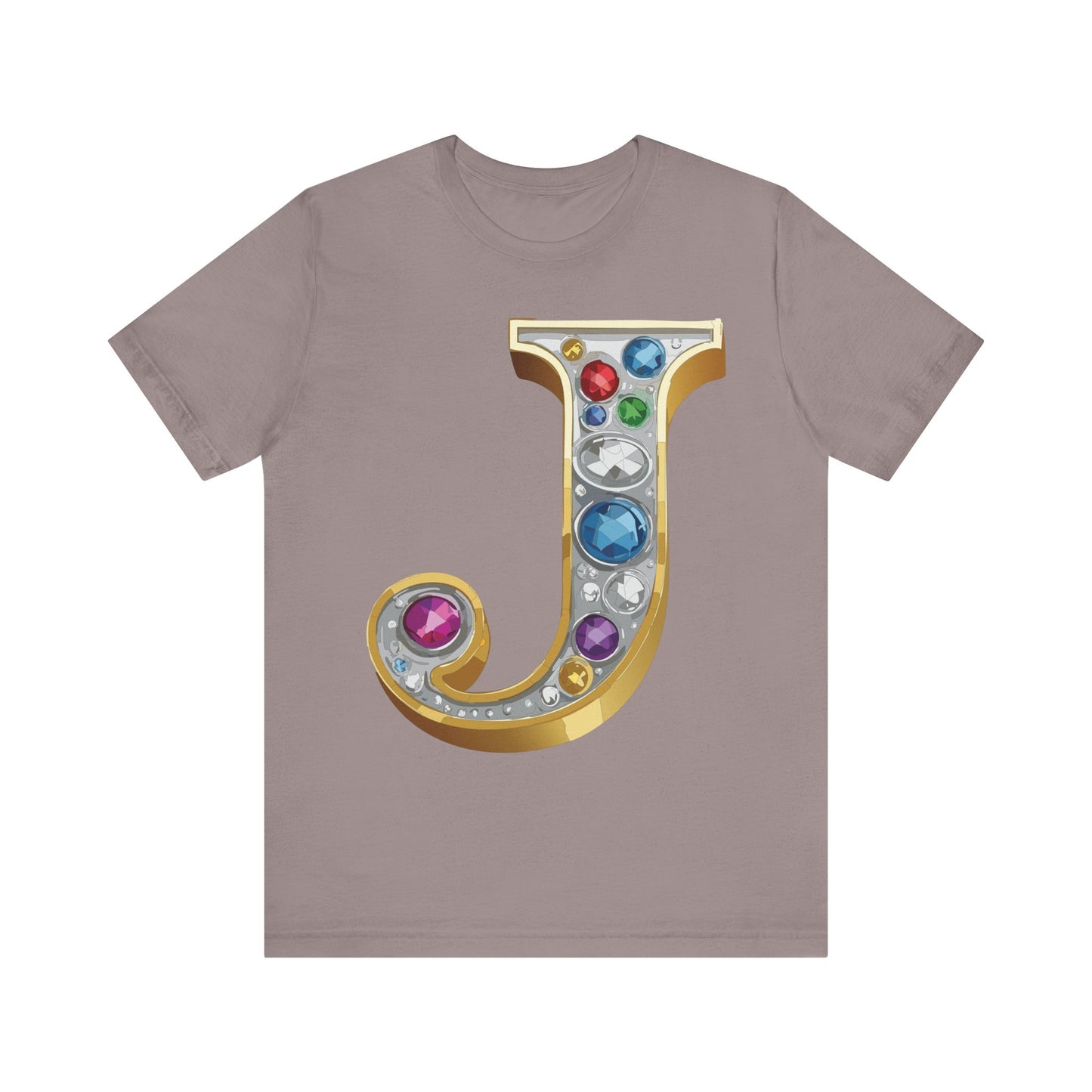 Letter Shirt, Shirt with Letters, Tee Shirt with Gold Letter, Shirt with Antique Letters
