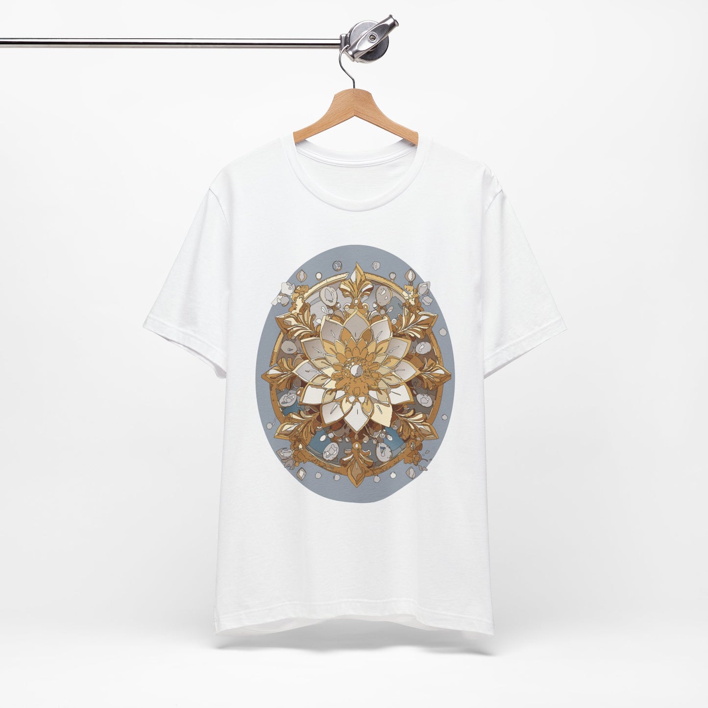 Floral Shirt, Flower Shirt, Tee Shirt with Antique Flower