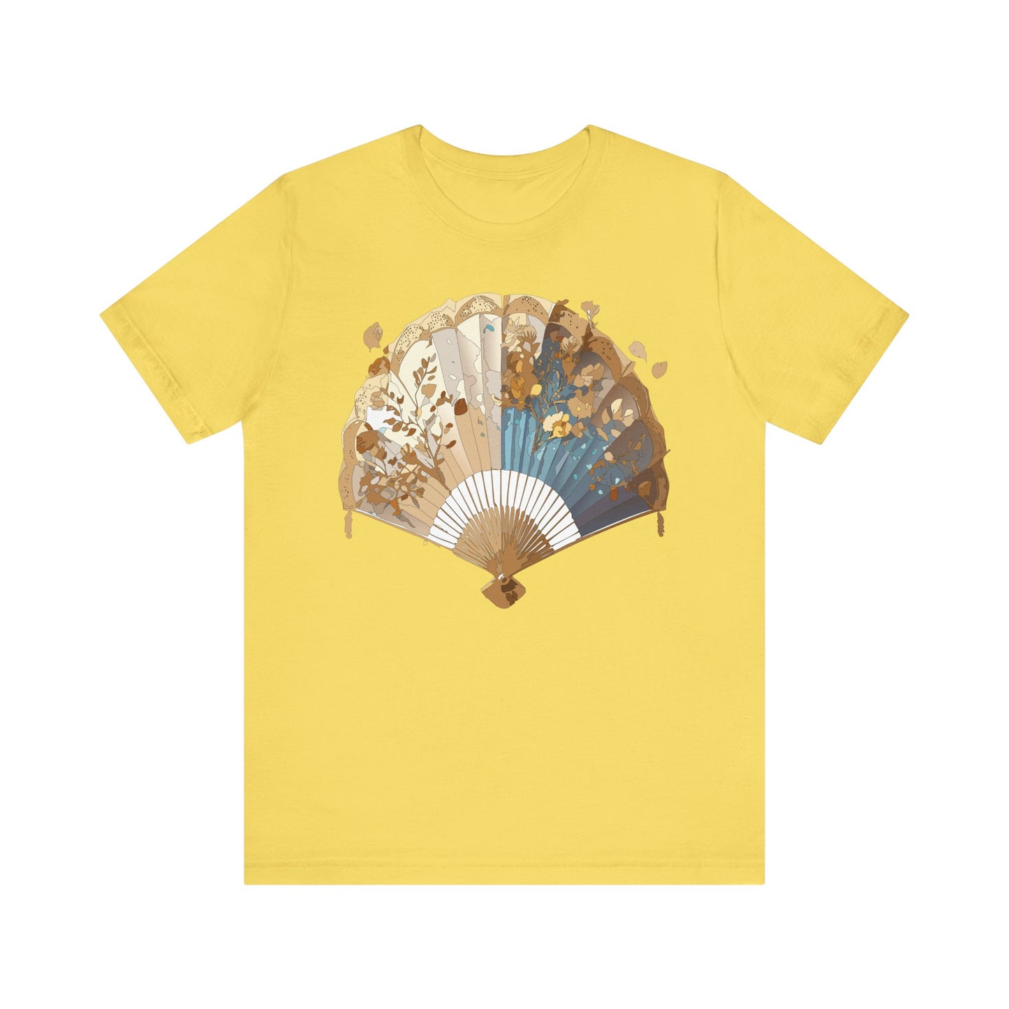 Fan shirt, Shirt with Fan, Tee Shirt with Gold Blower
