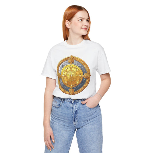 Coin Shirt, Shirt with Coin, Tee Shirt with Gold Coin, Shirt with Antique Coin