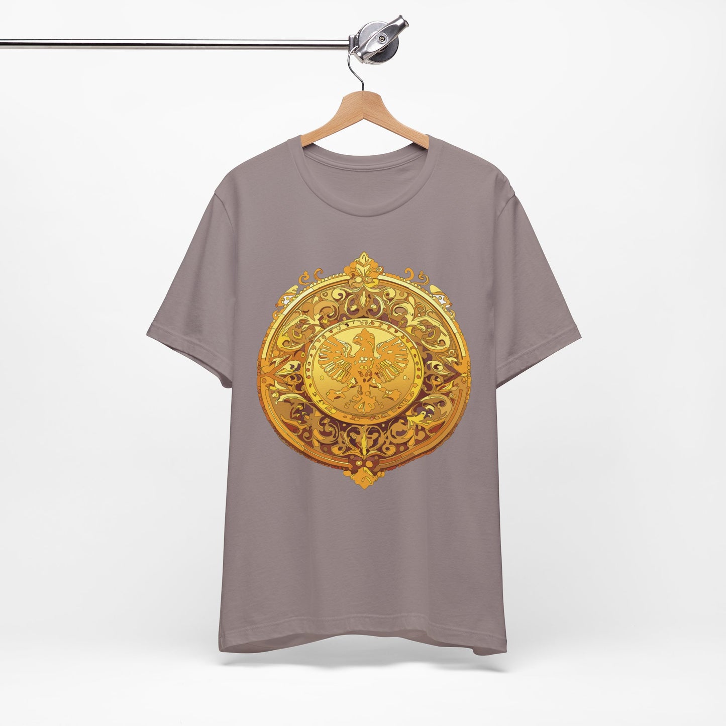 Coin Shirt, Shirt with Coin, Tee Shirt with Gold Coin, Shirt with Antique Coin