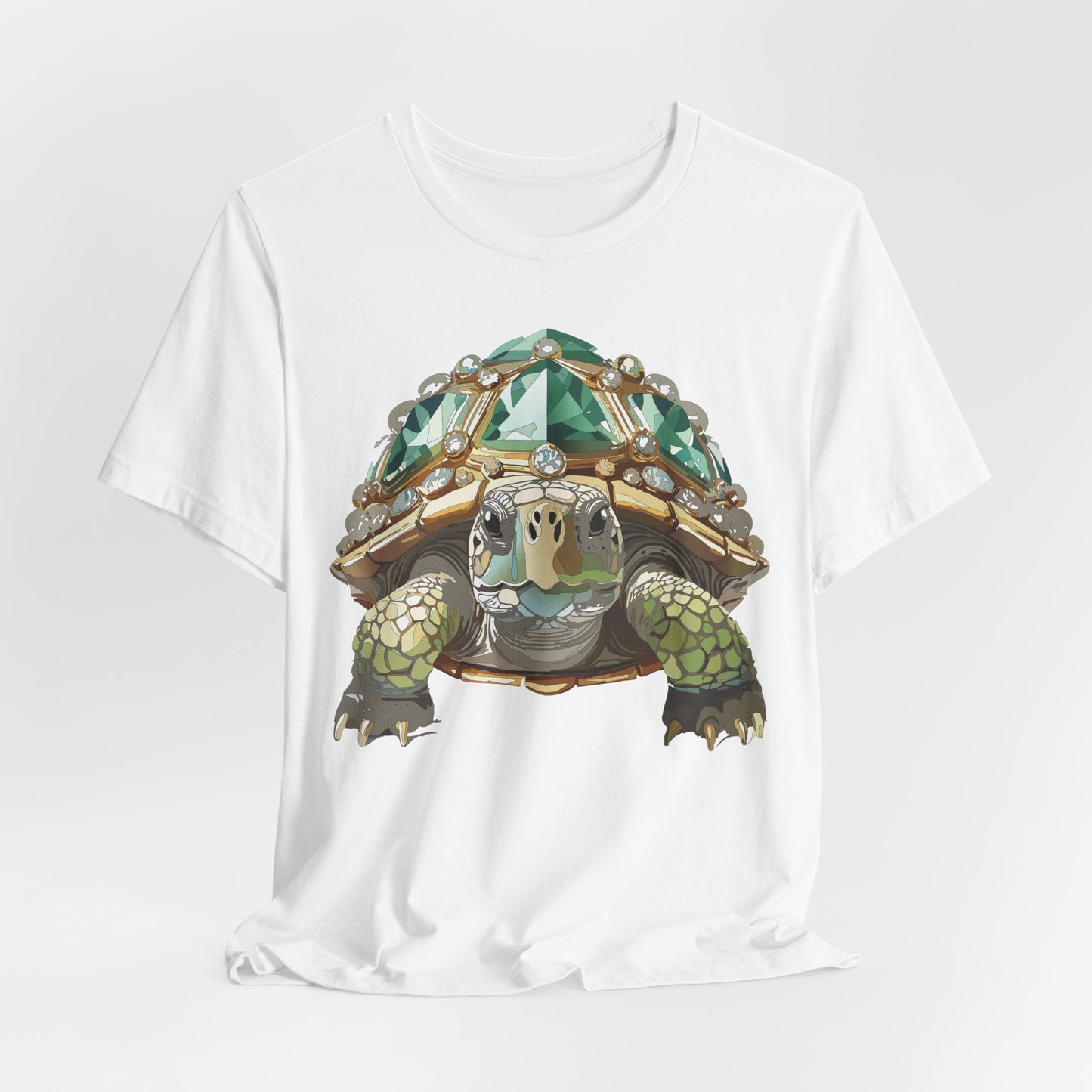Animal Shirt, Shirt with Animal, Tee Shirt with Gold Animal Medal, Shirt with Antique Animal Medallion