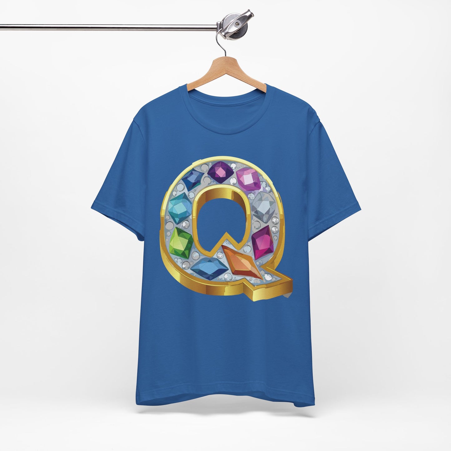 Letter Shirt, Shirt with Letters, Tee Shirt with Gold Letter, Shirt with Antique Letters