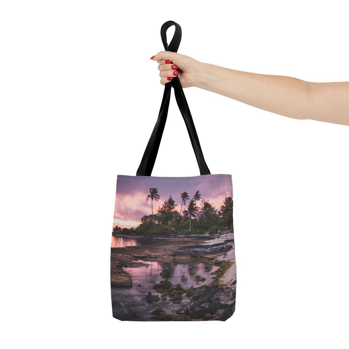 Canvas Bag with Beach Prints