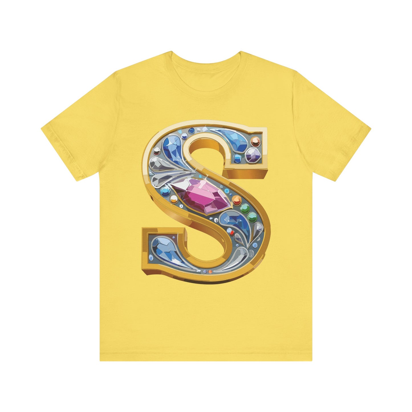 Letter Shirt, Shirt with Letters, Tee Shirt with Gold Letter, Shirt with Antique Letters
