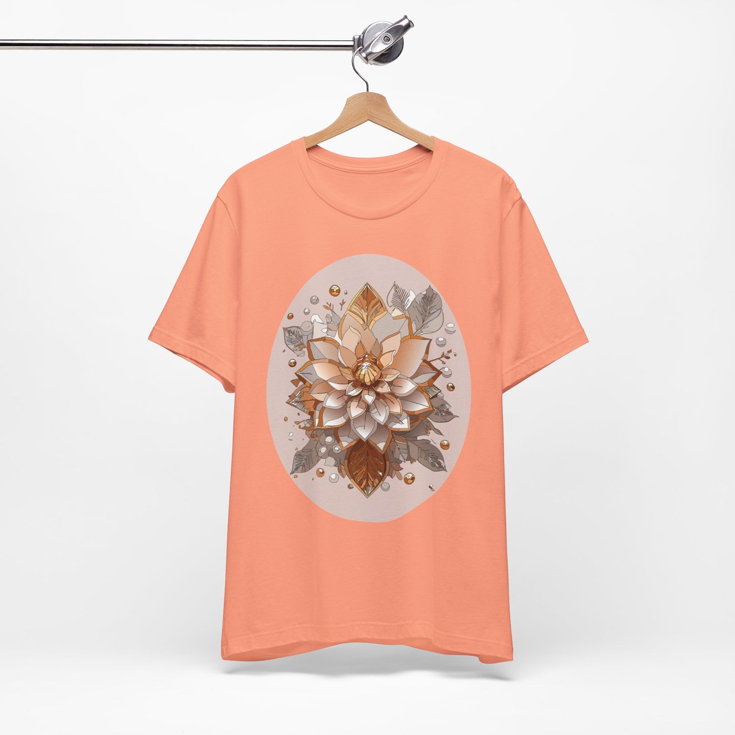 Floral Shirt, Flower Shirt, Tee Shirt with Antique Flower