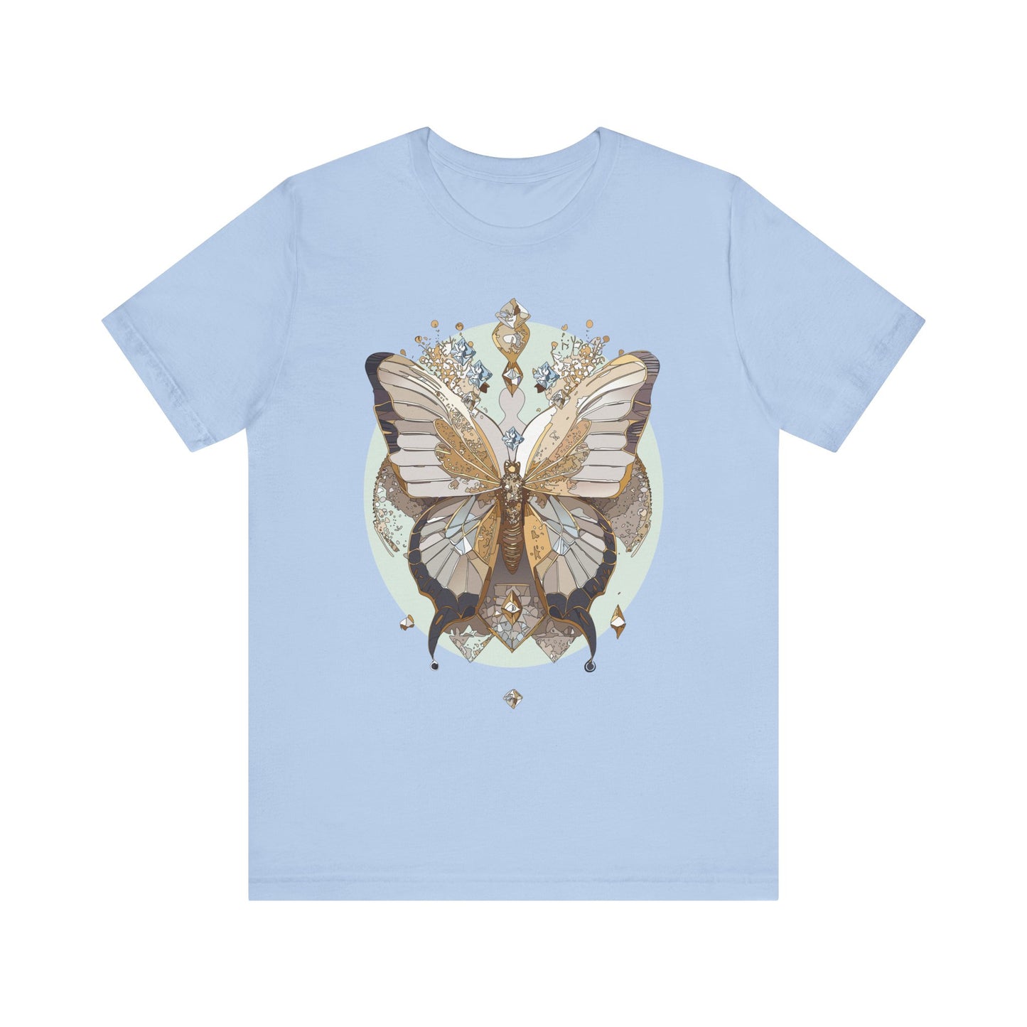 Butterfly Shirt, Shirt with Butterfly, Tee Shirt with Antique Butterfly