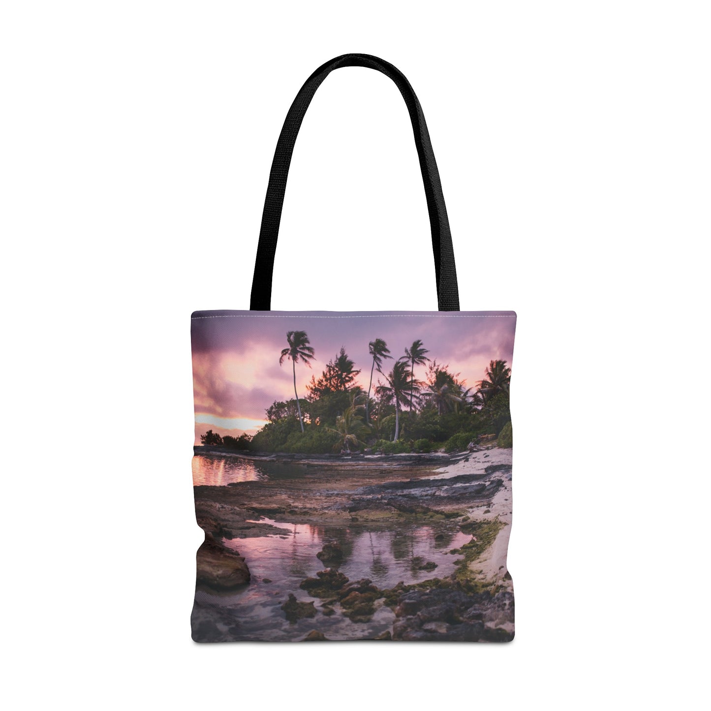 Canvas Bag with Beach Prints