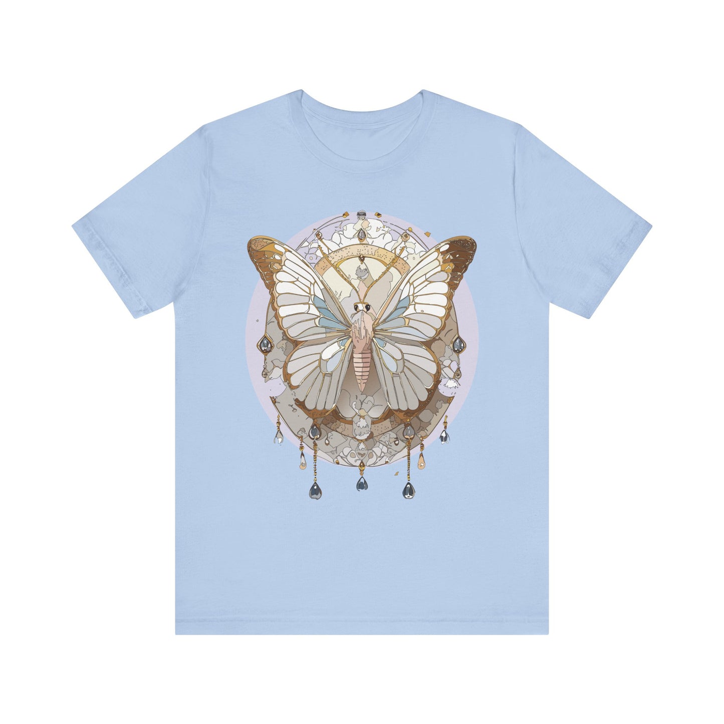 Butterfly Shirt, Shirt with Butterfly, Tee Shirt with Antique Butterfly