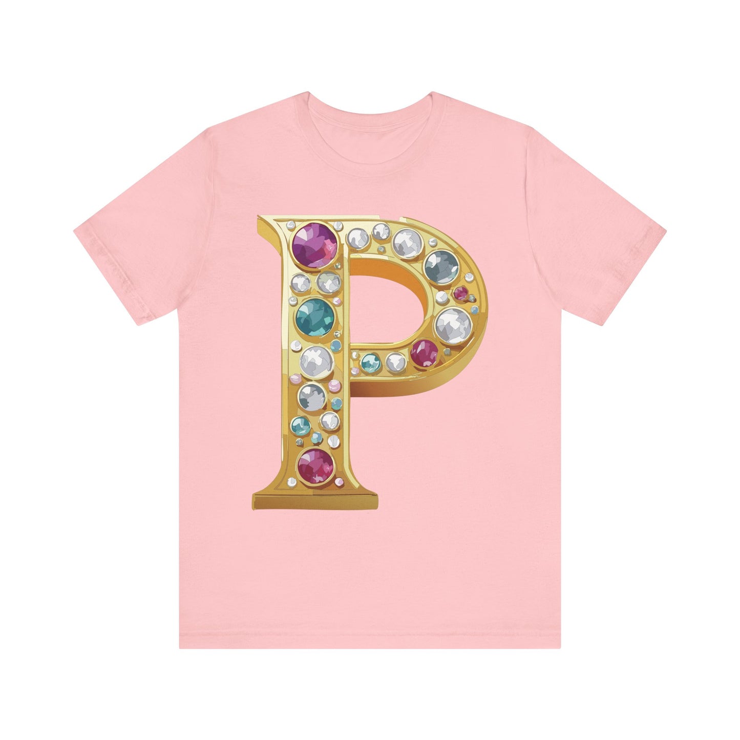 Letter Shirt, Shirt with Letters, Tee Shirt with Gold Letter, Shirt with Antique Letters