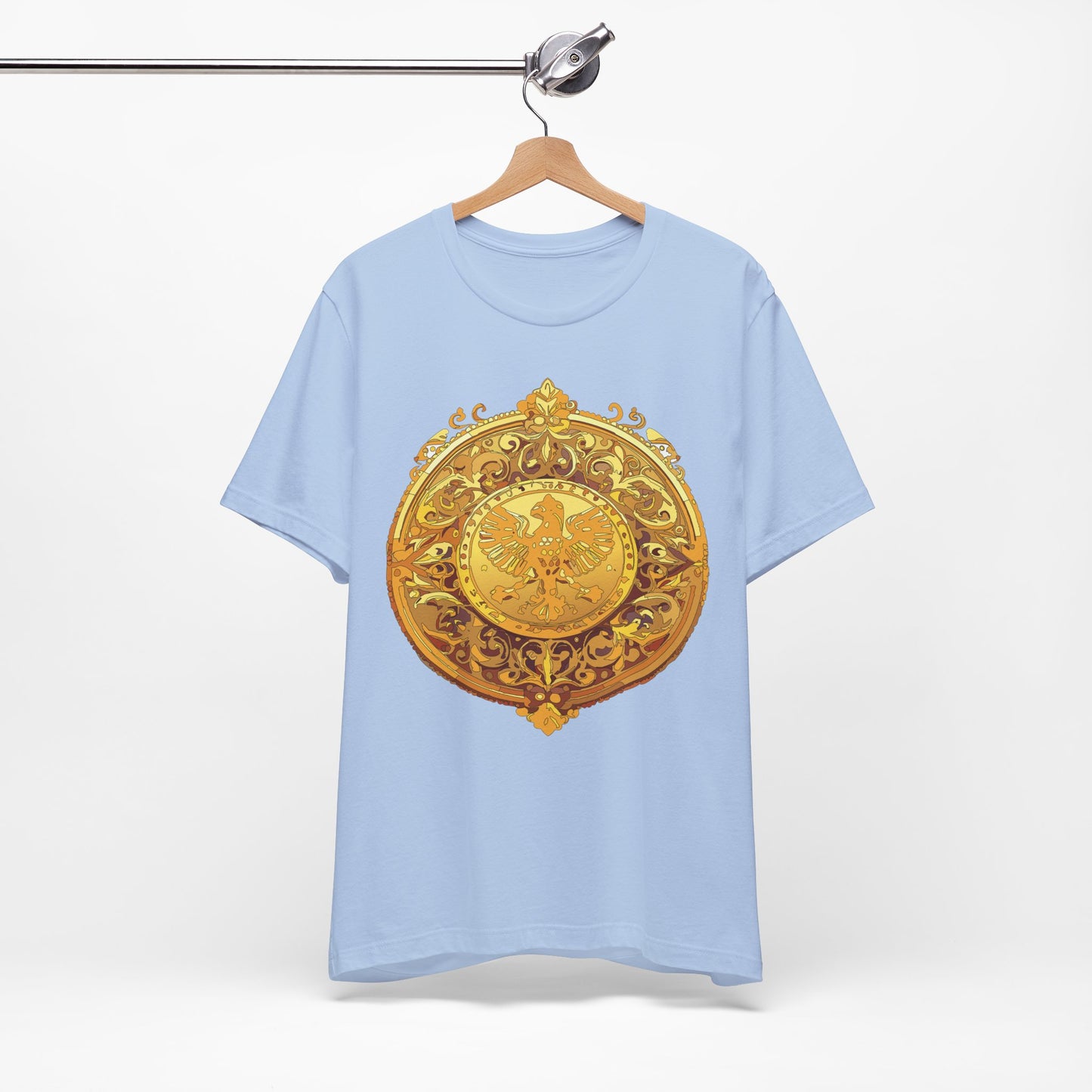 Coin Shirt, Shirt with Coin, Tee Shirt with Gold Coin, Shirt with Antique Coin