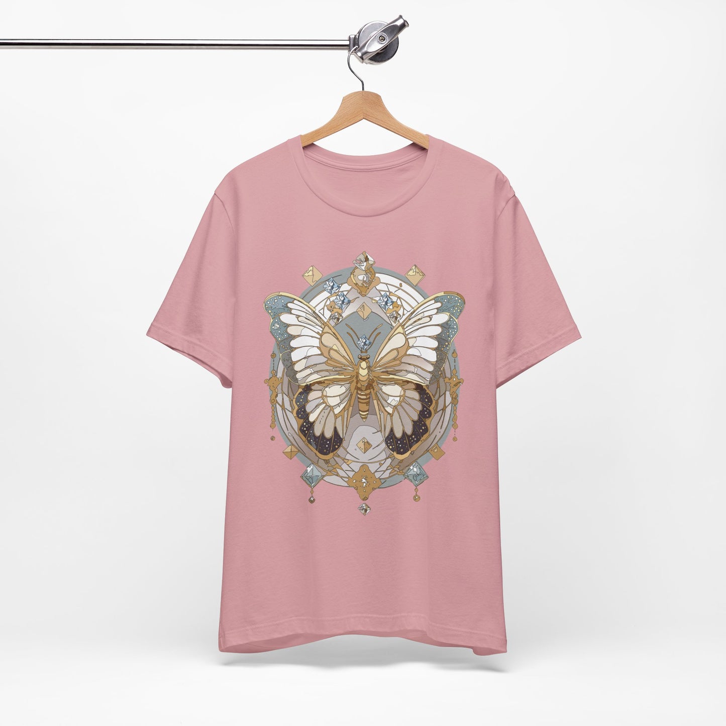 Butterfly Shirt, Shirt with Butterfly, Tee Shirt with Antique Butterfly
