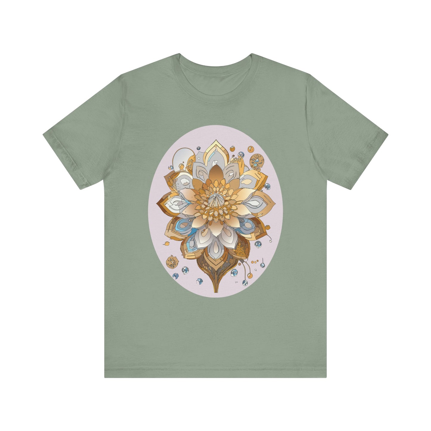 Floral Shirt, Flower Shirt, Tee Shirt with Antique Flower