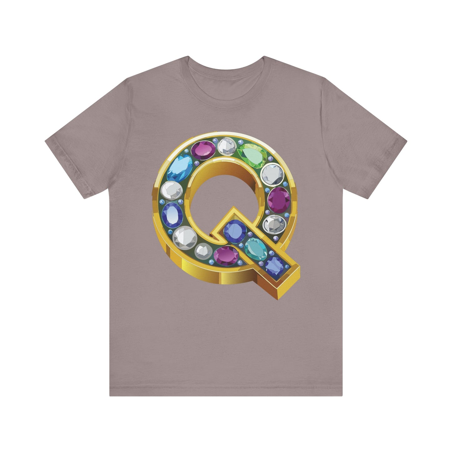 Letter Shirt, Shirt with Letters, Tee Shirt with Gold Letter, Shirt with Antique Letters