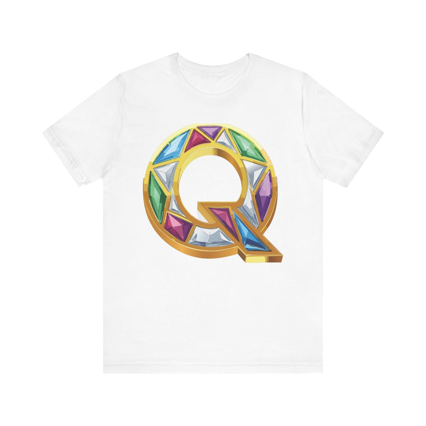 Letter Shirt, Shirt with Letters, Tee Shirt with Gold Letter, Shirt with Antique Letters