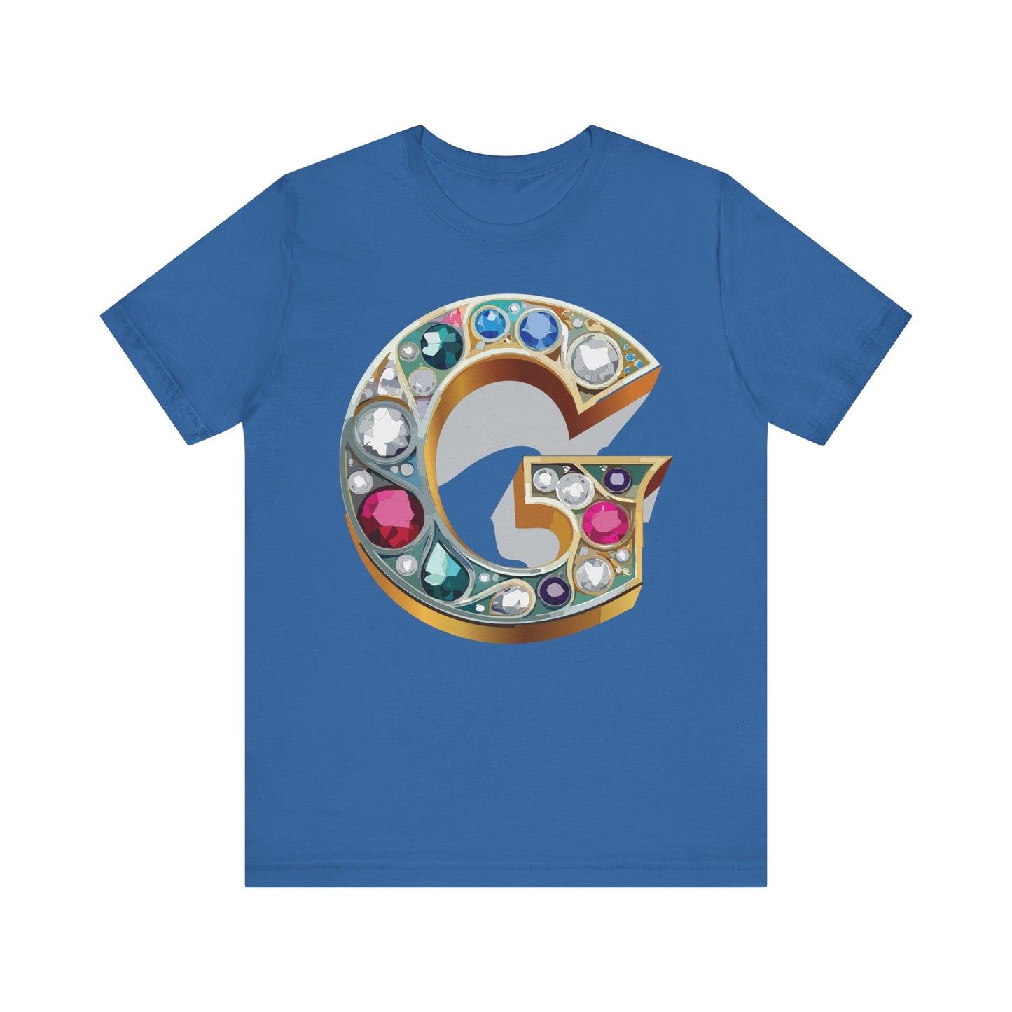 Letter Shirt, Shirt with Letters, Tee Shirt with Gold Letter, Shirt with Antique Letters