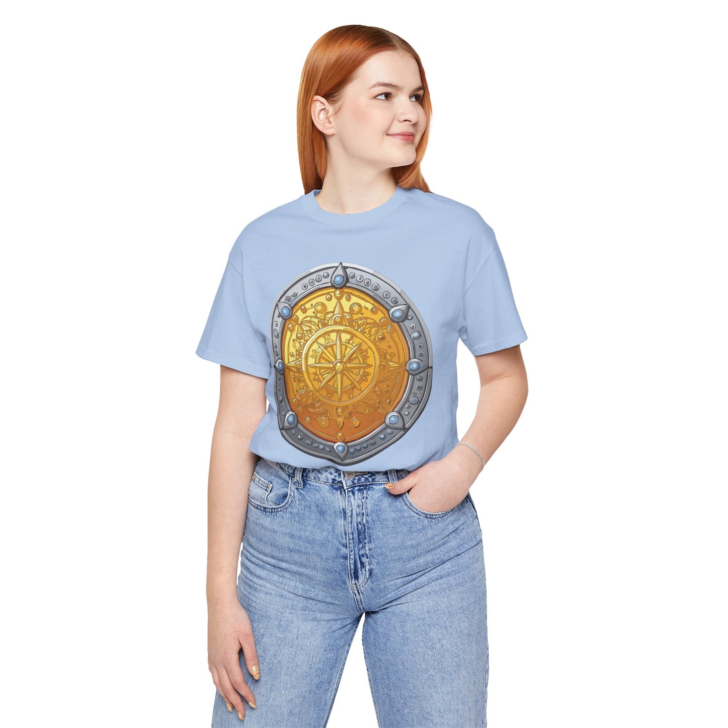 Coin Shirt, Shirt with Coin, Tee Shirt with Gold Coin, Shirt with Antique Coin