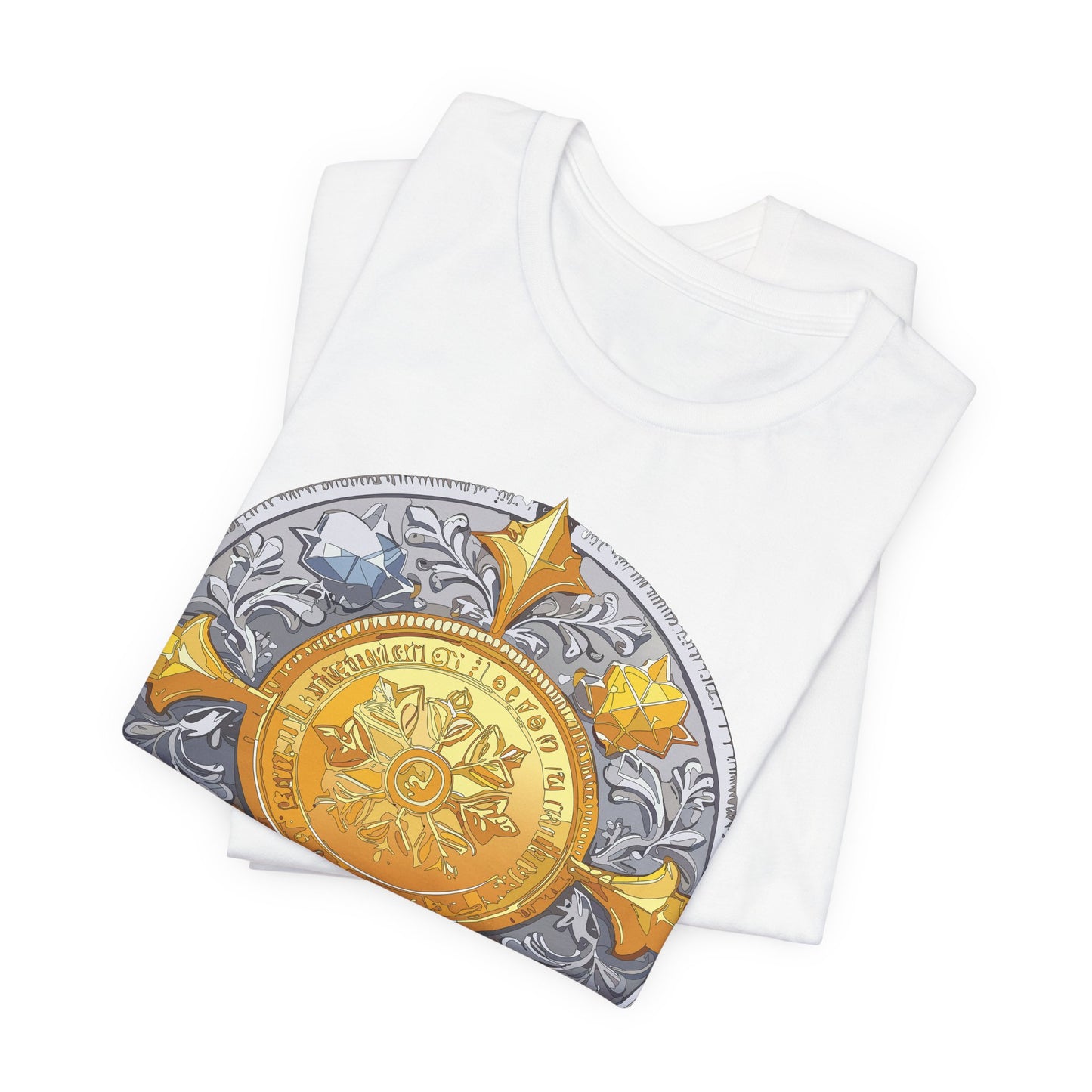 Coin Shirt, Shirt with Coin, Tee Shirt with Gold Coin, Shirt with Antique Coin