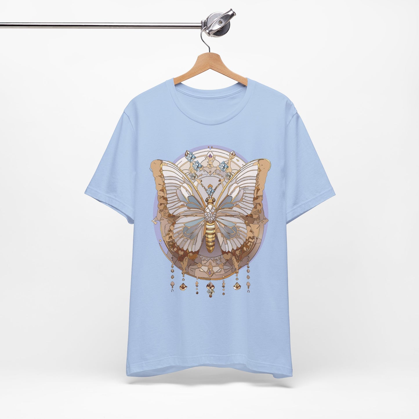 Butterfly Shirt, Shirt with Butterfly, Tee Shirt with Antique Butterfly