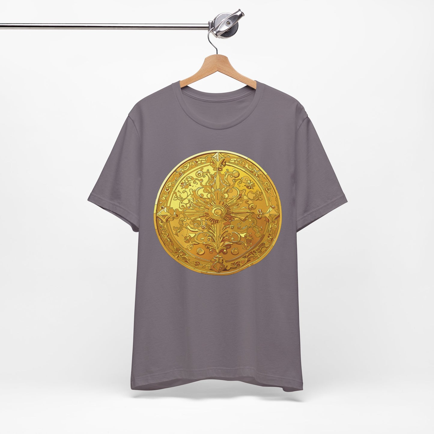 Coin Shirt, Shirt with Coin, Tee Shirt with Gold Coin, Shirt with Antique Coin