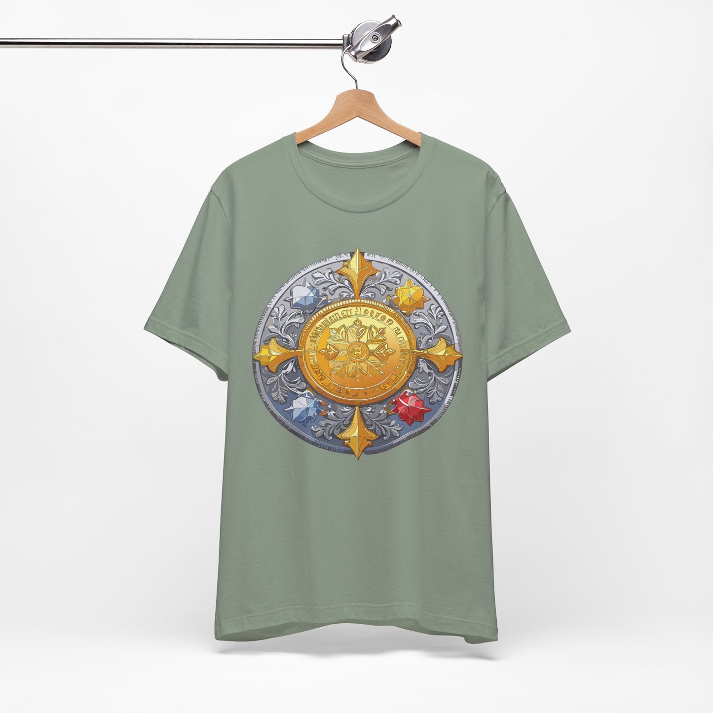 Coin Shirt, Shirt with Coin, Tee Shirt with Gold Coin, Shirt with Antique Coin