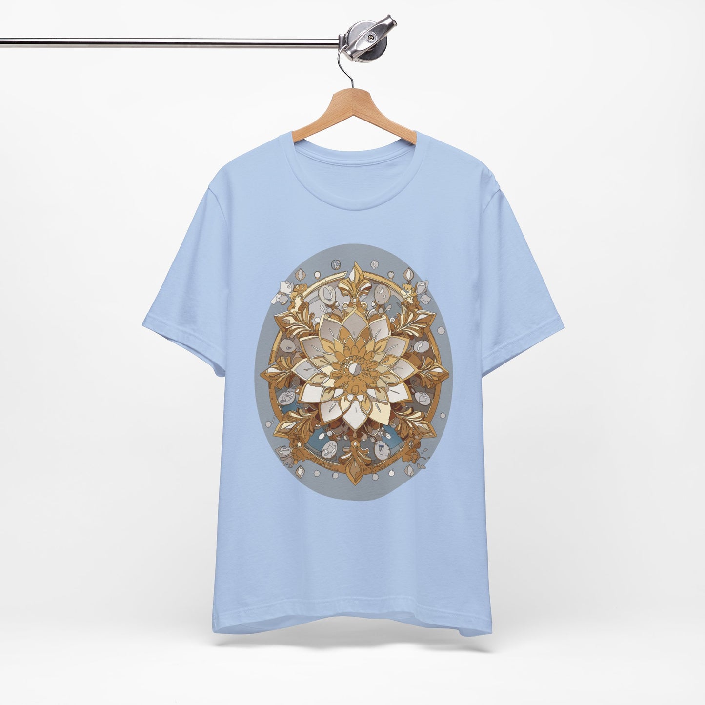 Floral Shirt, Flower Shirt, Tee Shirt with Antique Flower