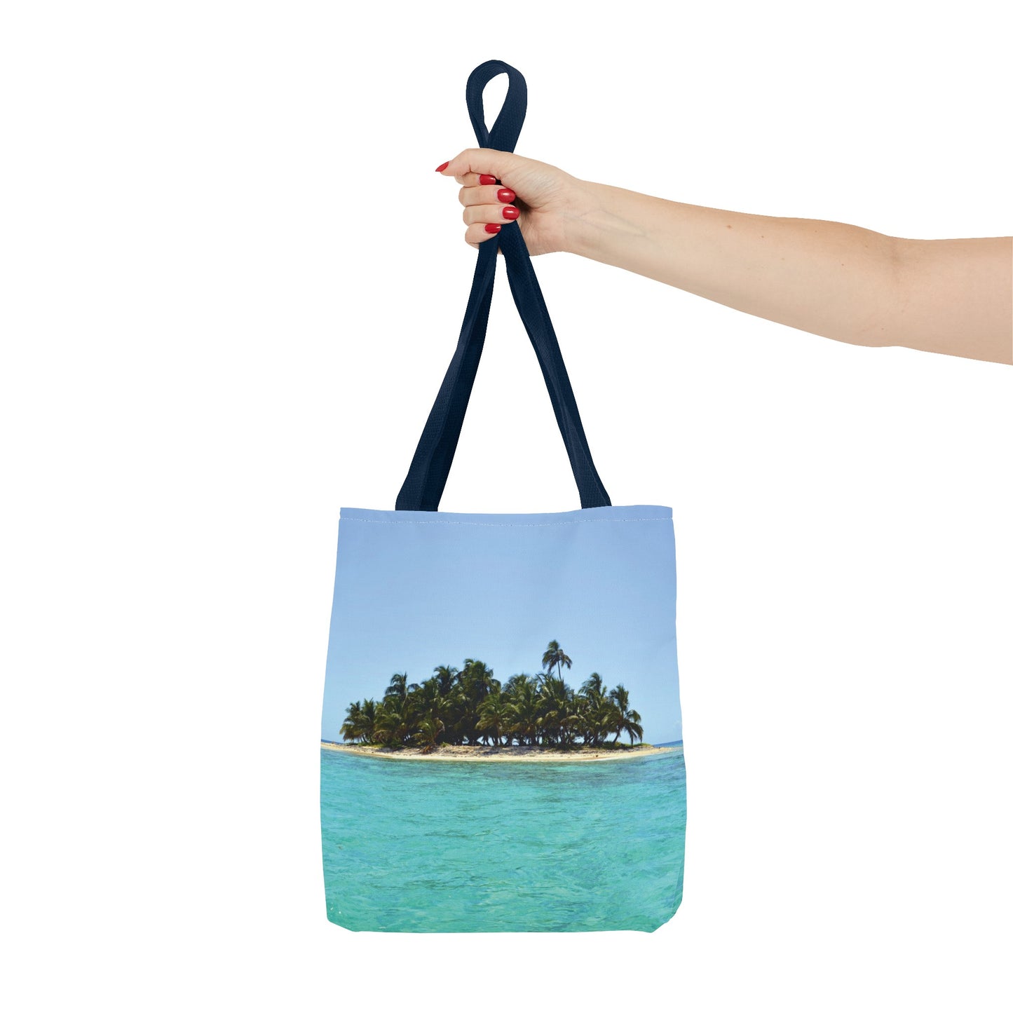 Canvas Bag with Beach Prints