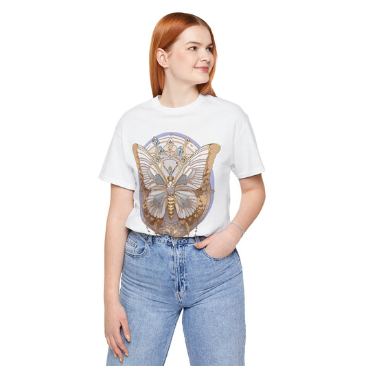 Butterfly Shirt, Shirt with Butterfly, Tee Shirt with Antique Butterfly