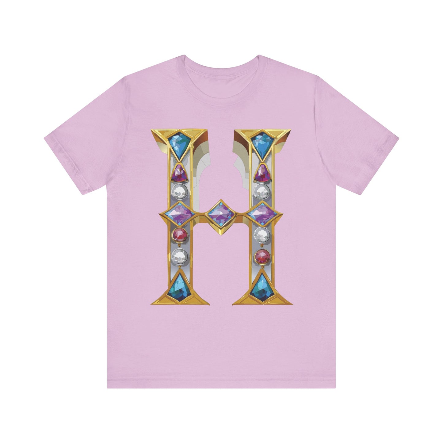 Letter Shirt, Shirt with Letters, Tee Shirt with Gold Letter, Shirt with Antique Letters