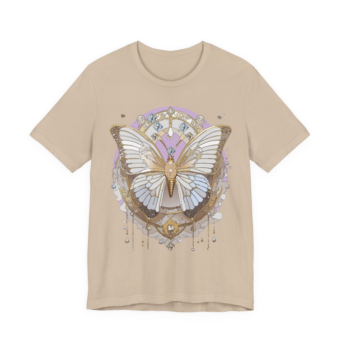 Butterfly Shirt, Shirt with Butterfly, Tee Shirt with Antique Butterfly
