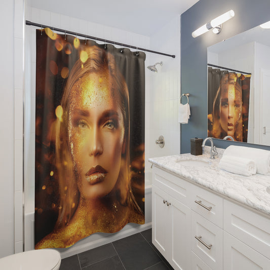 Woman Shower Curtain