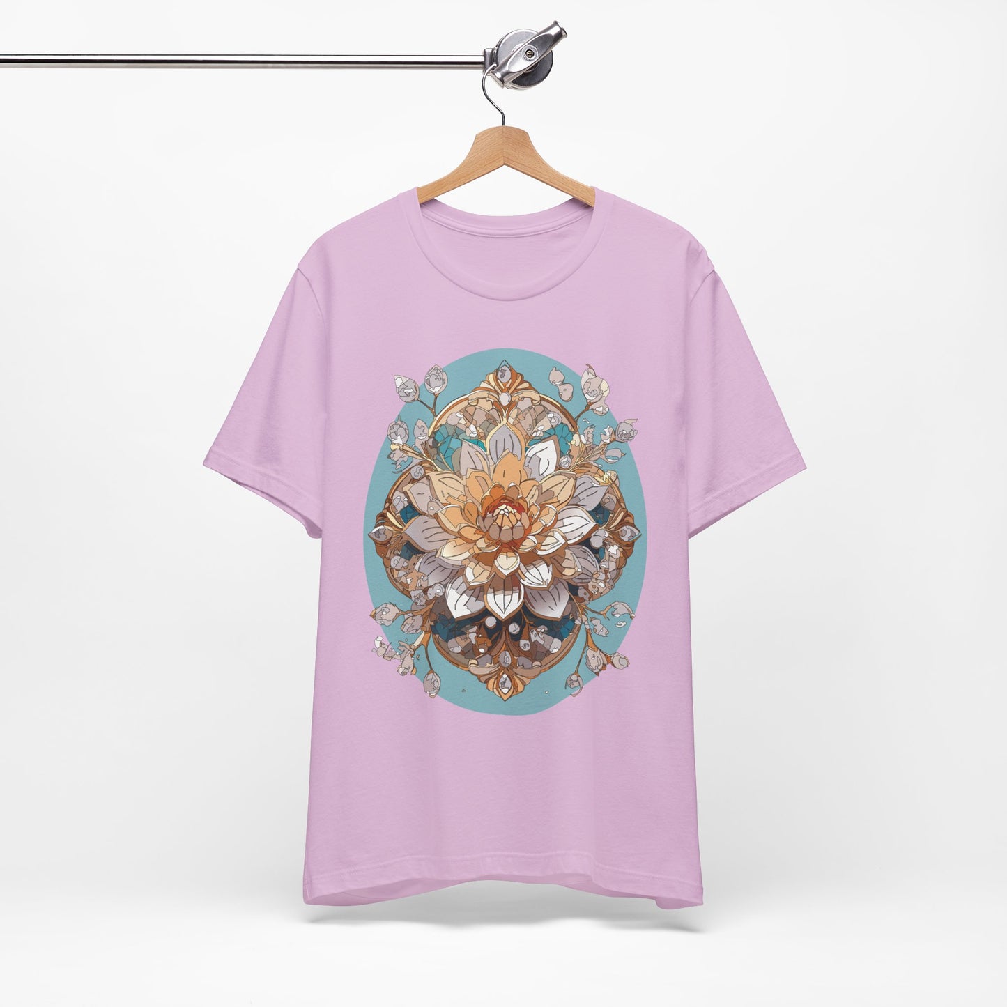 Floral Shirt, Flower Shirt, Tee Shirt with Antique Flower