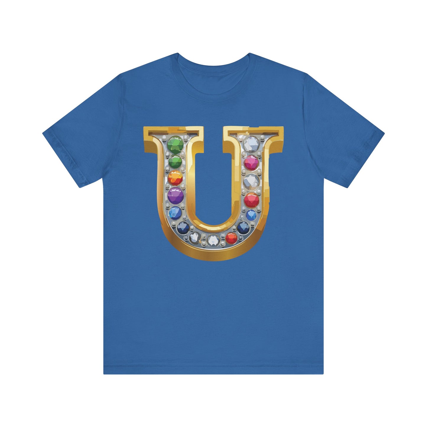 Letter Shirt, Shirt with Letters, Tee Shirt with Gold Letter, Shirt with Antique Letters