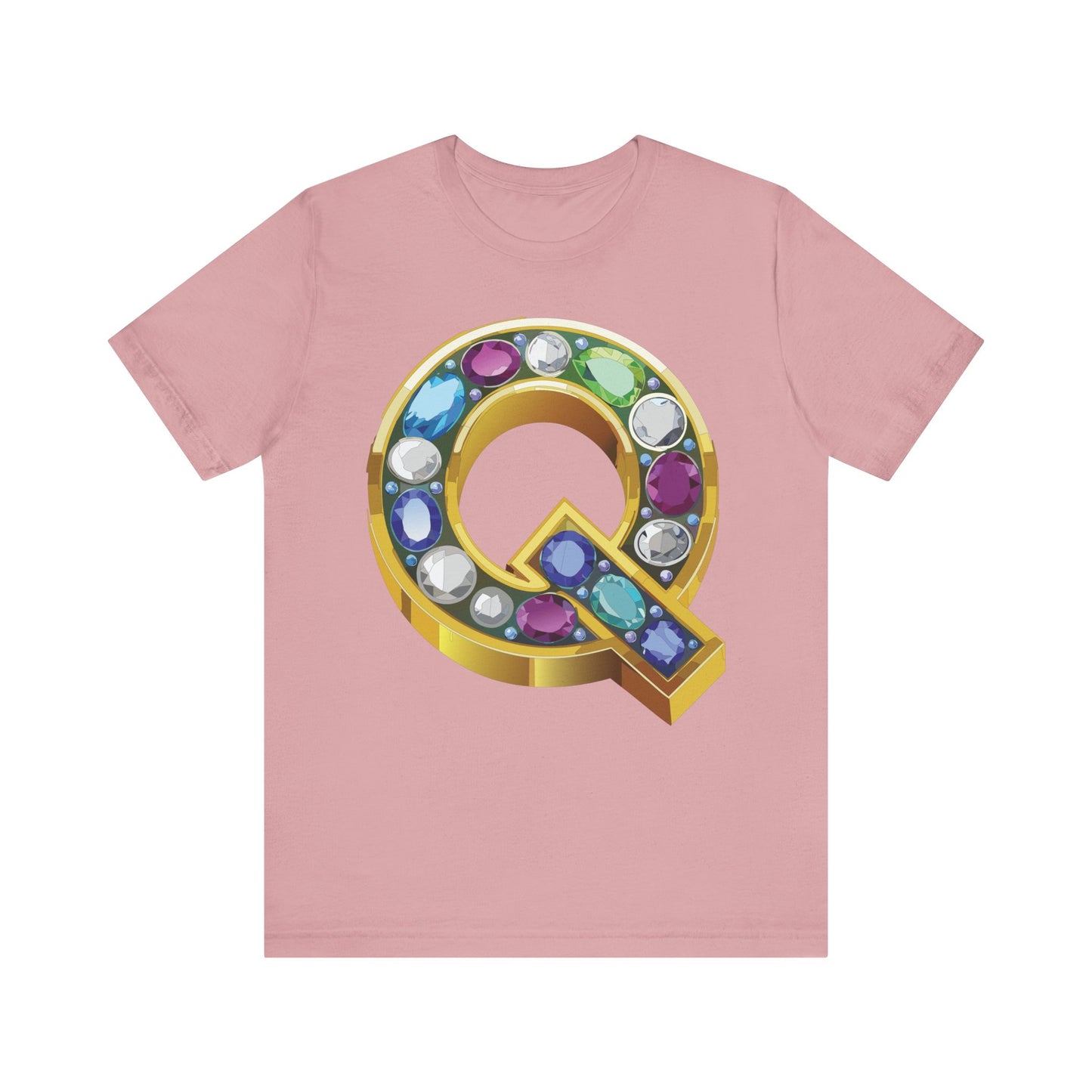 Letter Shirt, Shirt with Letters, Tee Shirt with Gold Letter, Shirt with Antique Letters