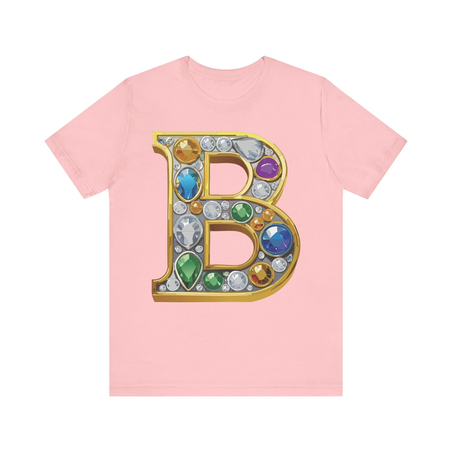 Letter Shirt, Shirt with Letters, Tee Shirt with Gold Letter, Shirt with Antique Letters