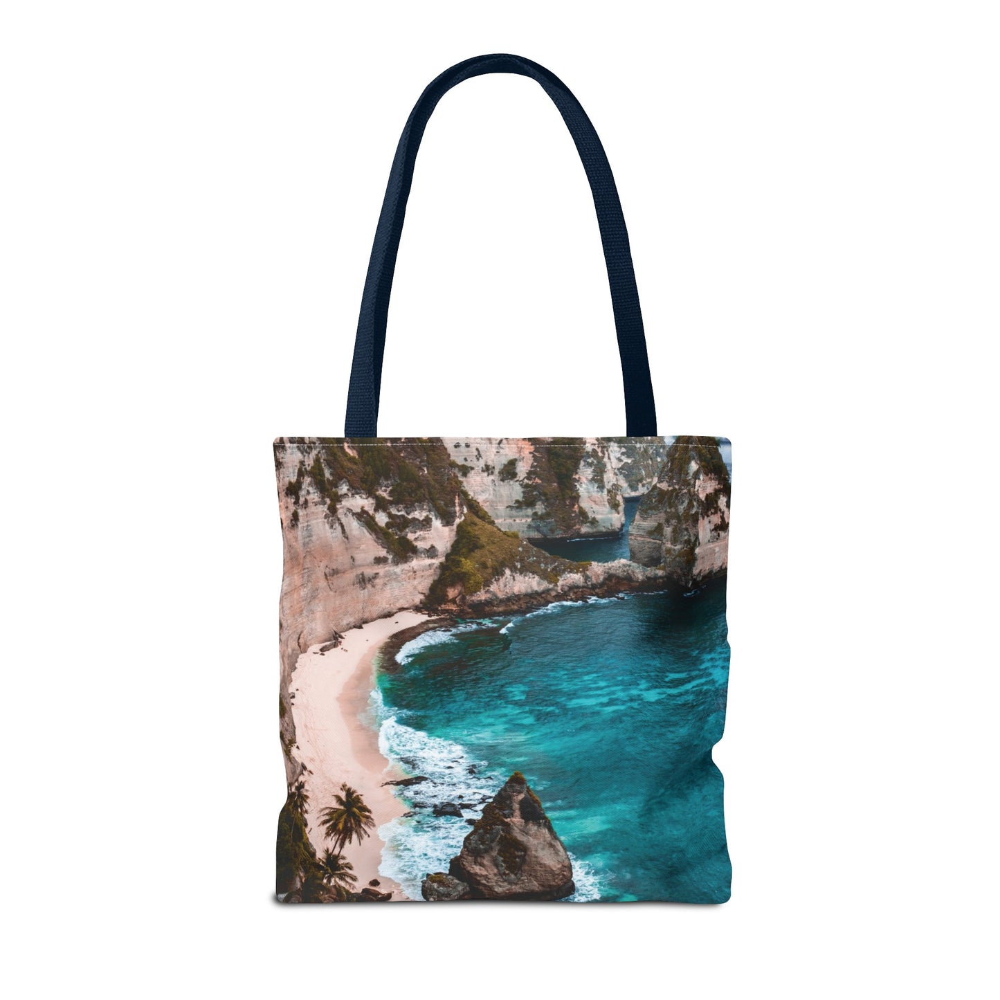 Canvas Bag with Beach Prints