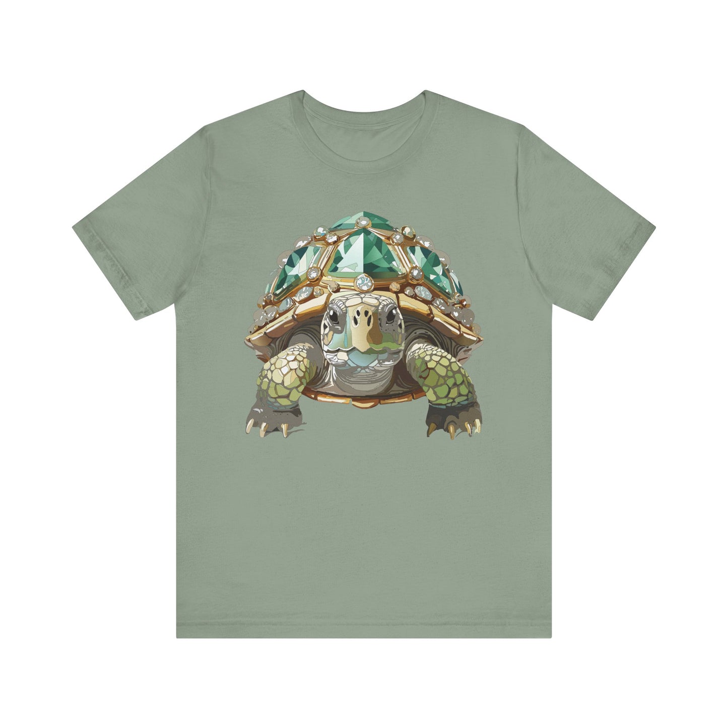 Animal Shirt, Shirt with Animal, Tee Shirt with Gold Animal Medal, Shirt with Antique Animal Medallion