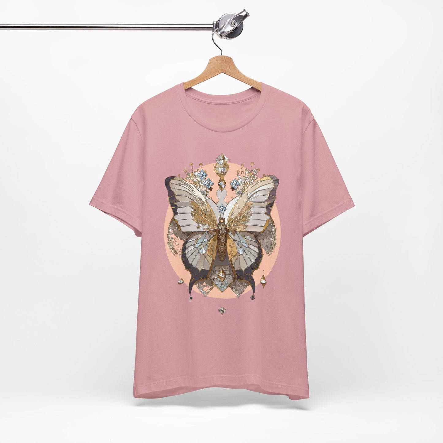 Butterfly Shirt, Shirt with Butterfly, Tee Shirt with Antique Butterfly