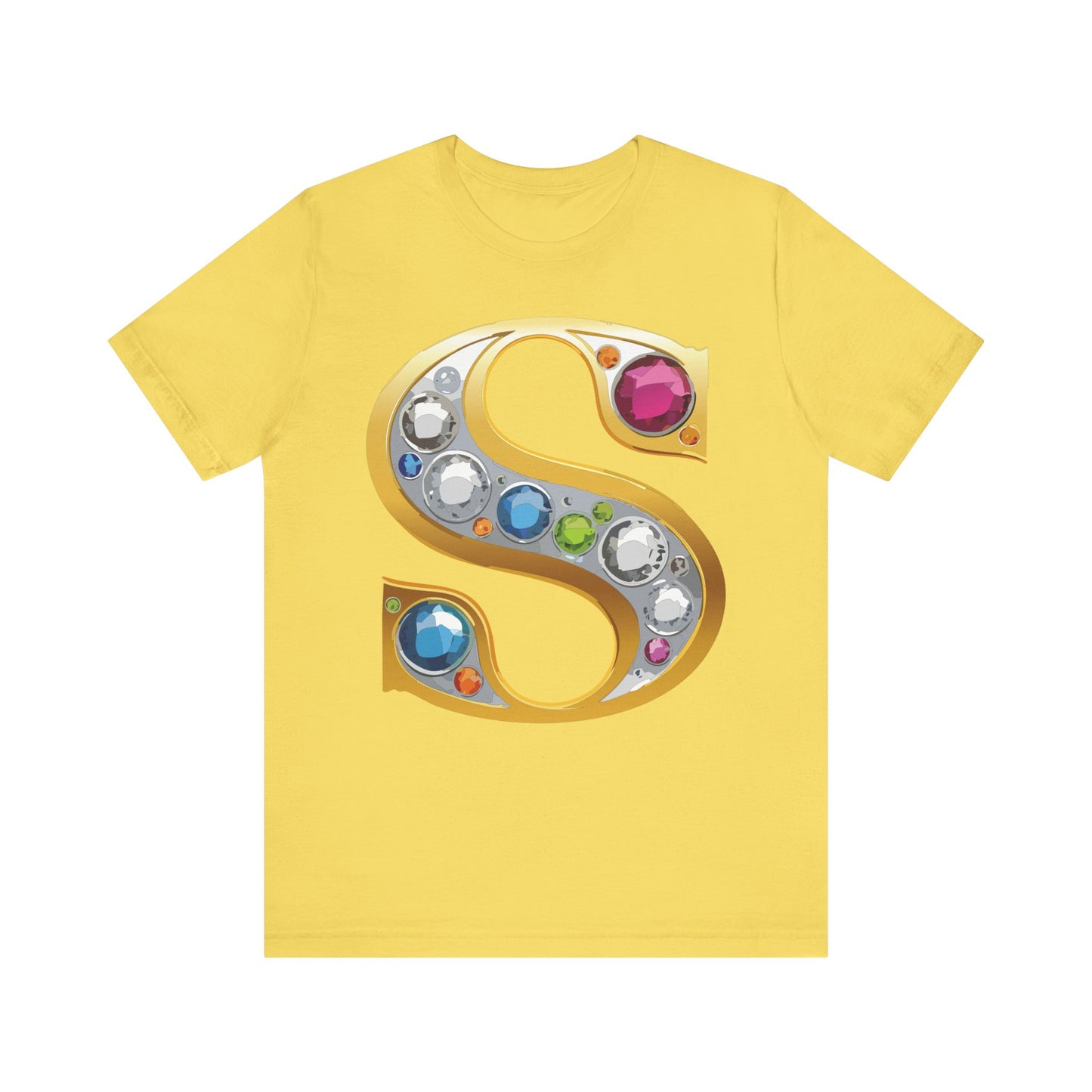 Letter Shirt, Shirt with Letters, Tee Shirt with Gold Letter, Shirt with Antique Letters