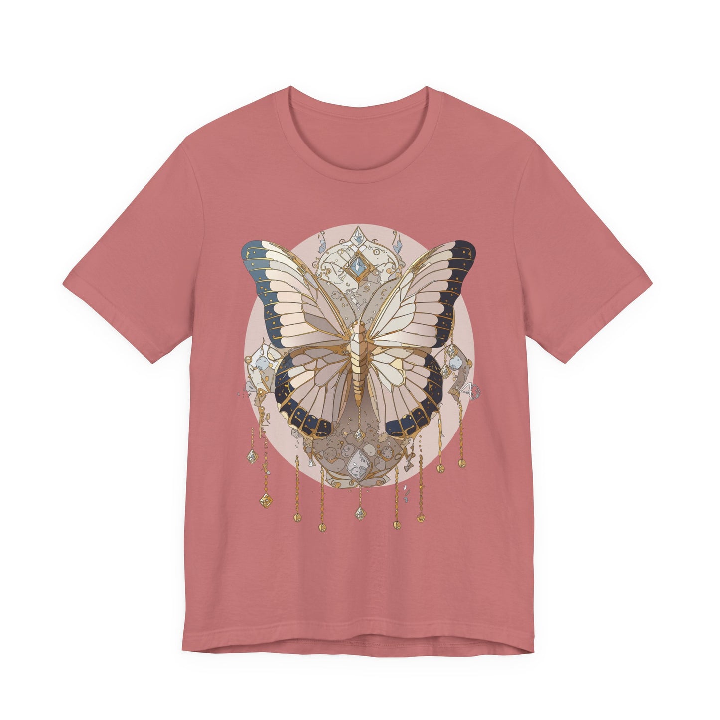 Butterfly Shirt, Shirt with Butterfly, Tee Shirt with Antique Butterfly