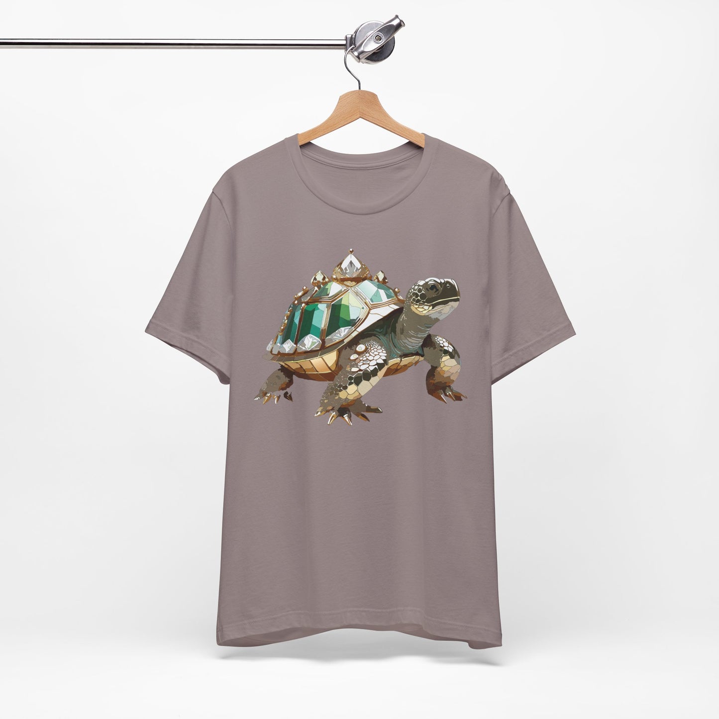 Animal Shirt, Shirt with Animal, Tee Shirt with Gold Animal Medal, Shirt with Antique Animal Medallion