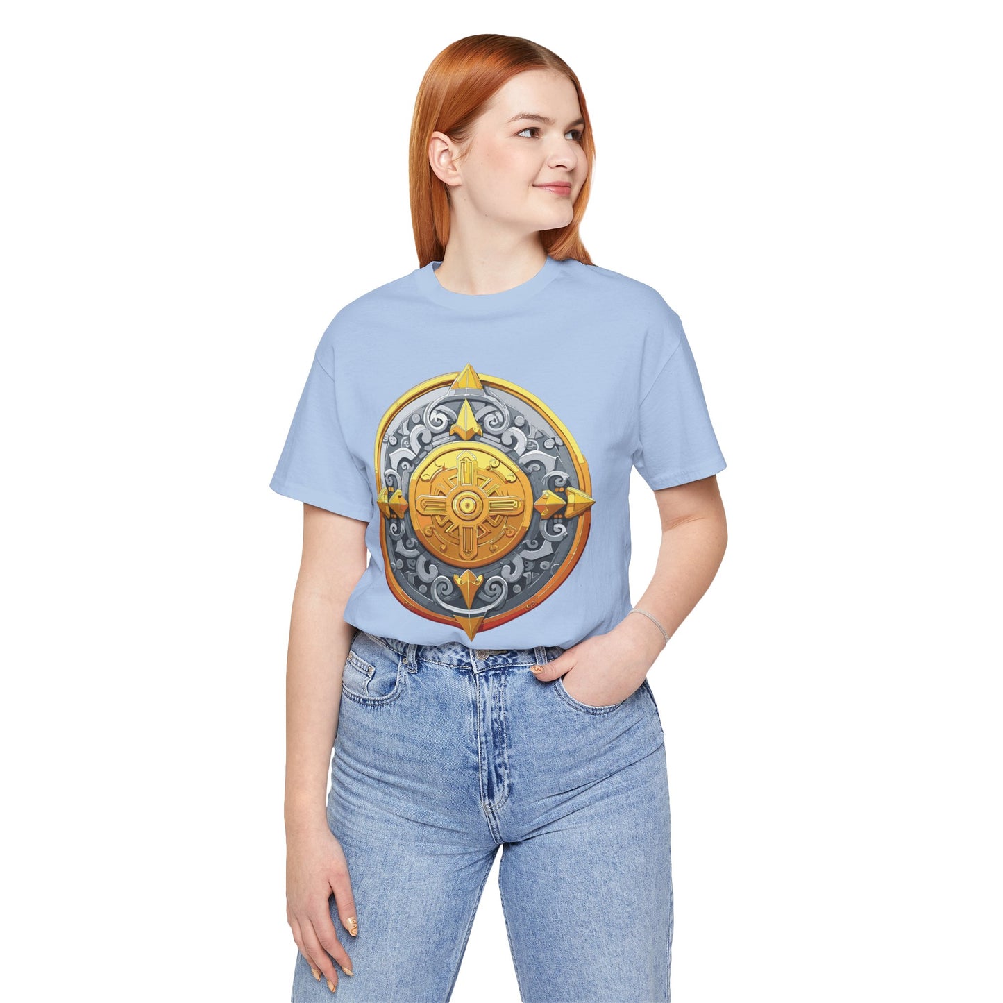 Coin Shirt, Shirt with Coin, Tee Shirt with Gold Coin, Shirt with Antique Coin