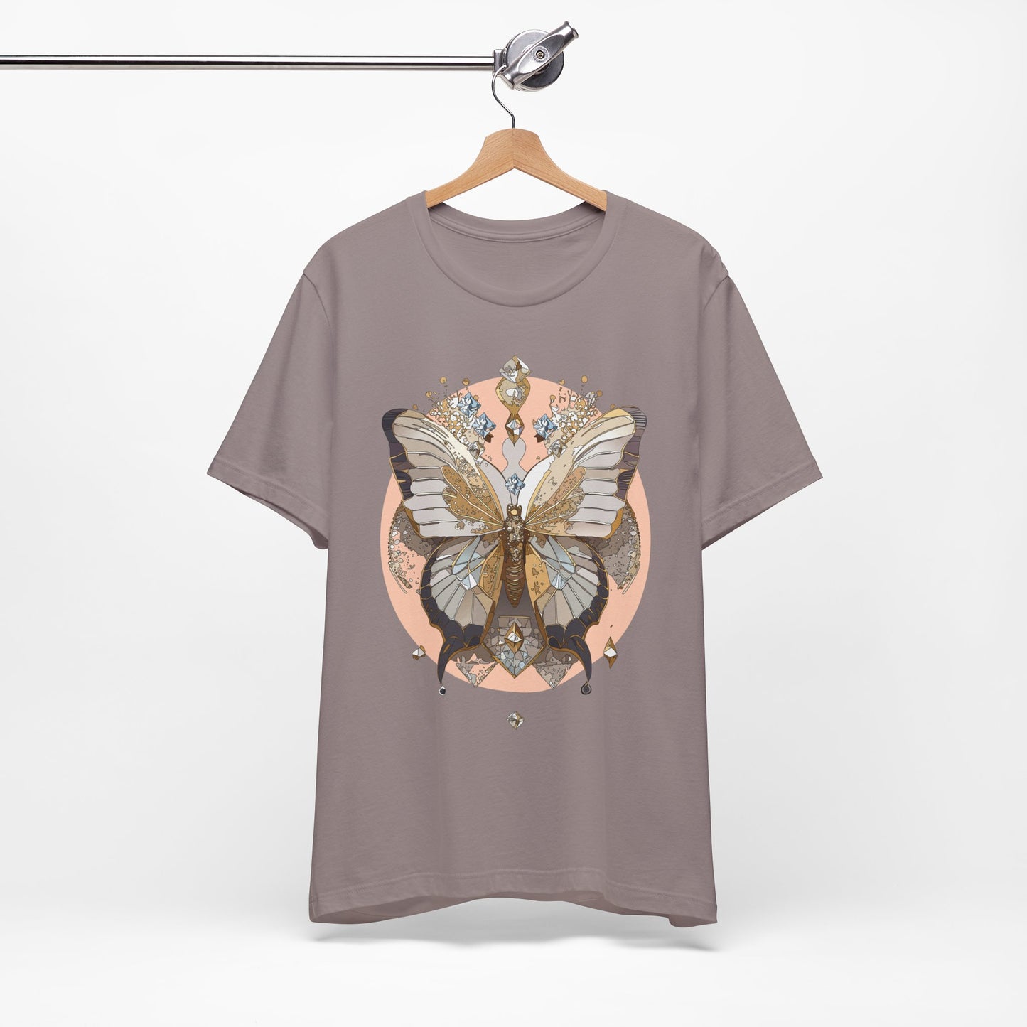 Butterfly Shirt, Shirt with Butterfly, Tee Shirt with Antique Butterfly