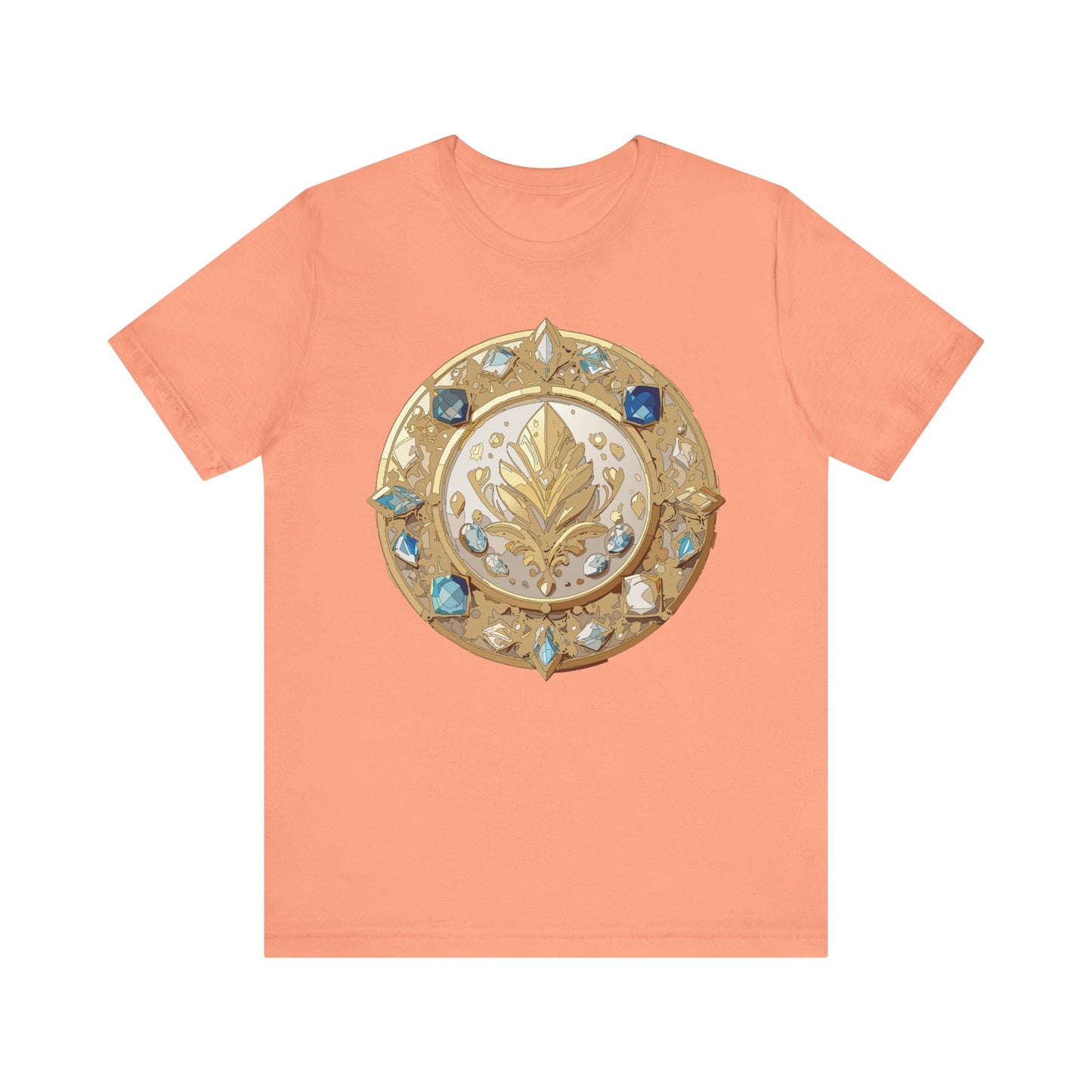 Medallion Shirt, Shirt with Medallion, Tee Shirt with Medal
