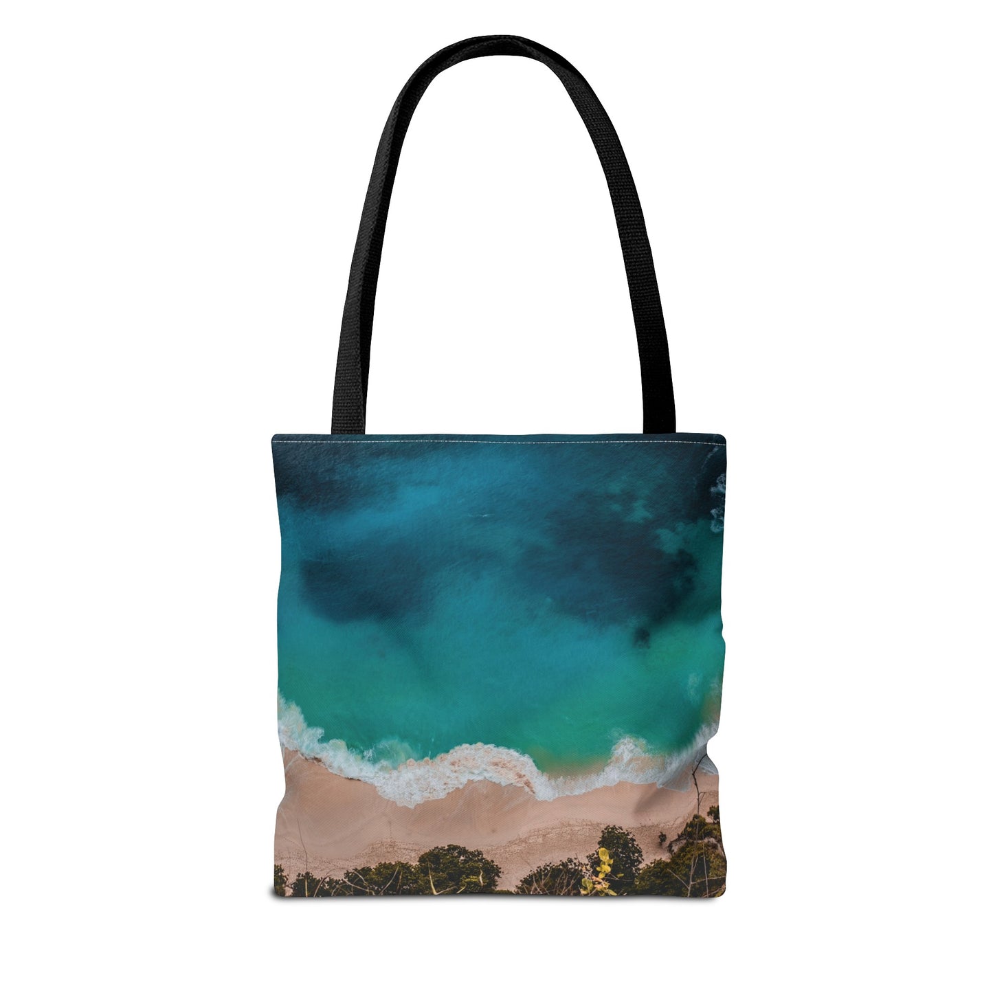 Canvas Bag with Beach Prints