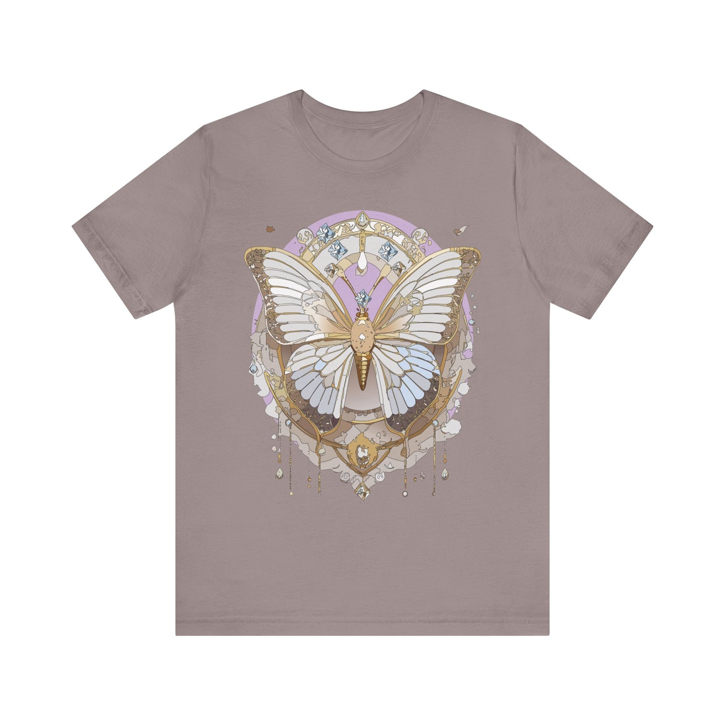 Butterfly Shirt, Shirt with Butterfly, Tee Shirt with Antique Butterfly
